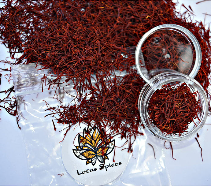 Genuine Persian Saffron, Grade A+, Sargol Highest Grade, Premium All Red Saffron